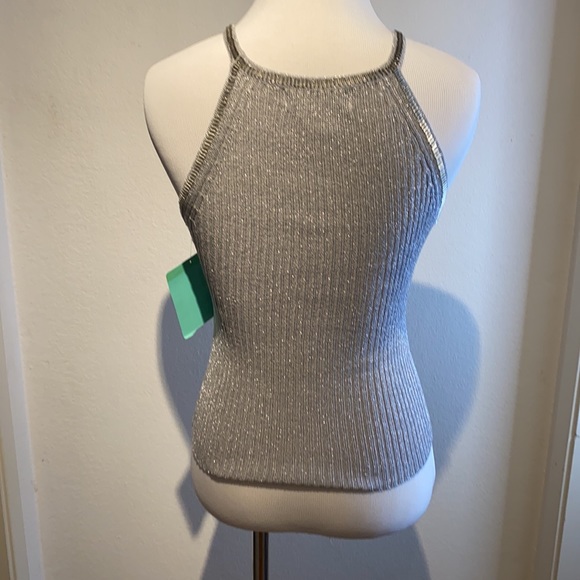 NWT Adrianna Papell Silver Beaded Twinset PS - Picture 8 of 15